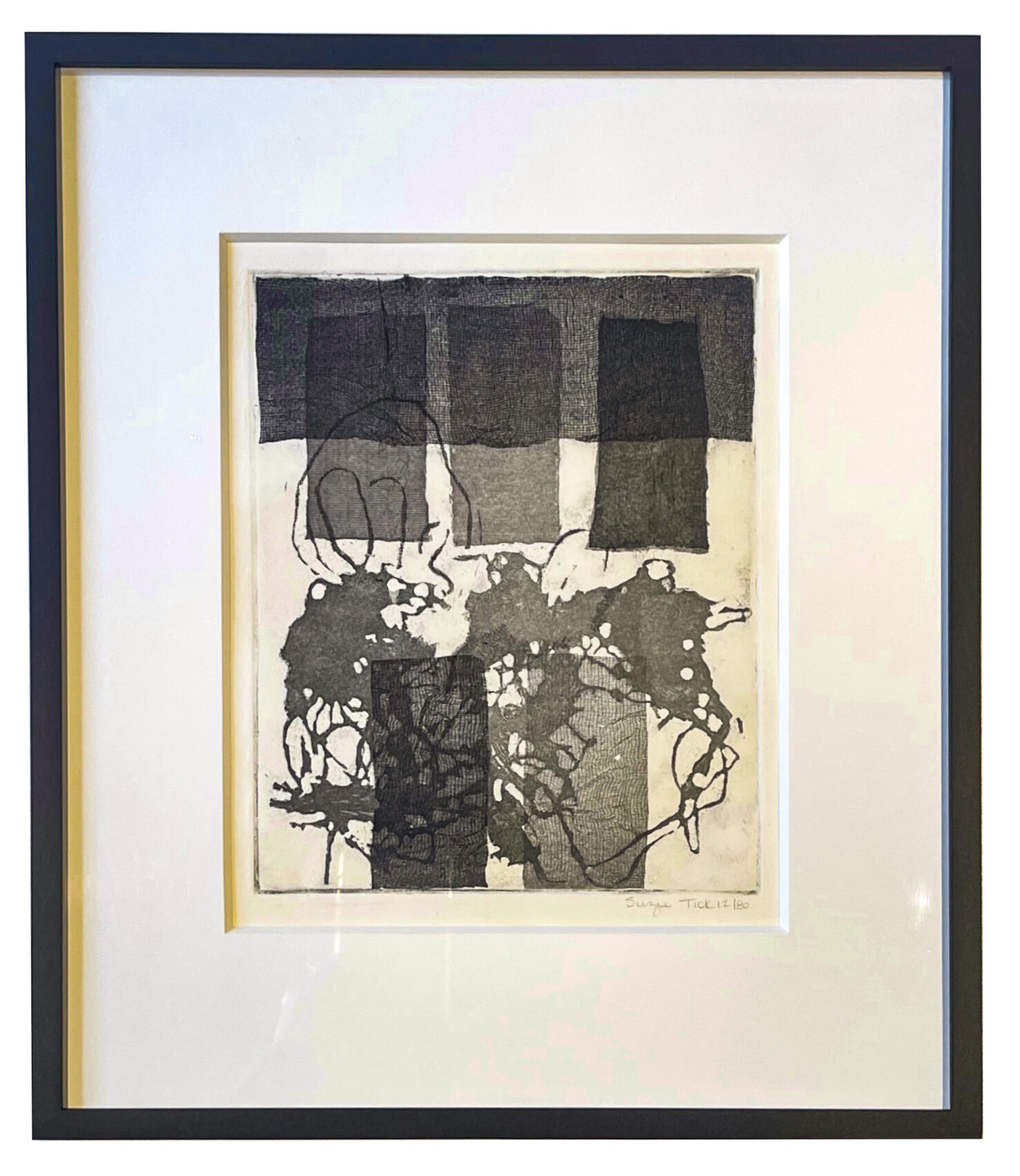 2_Entangled Mesh, Etching, 1980