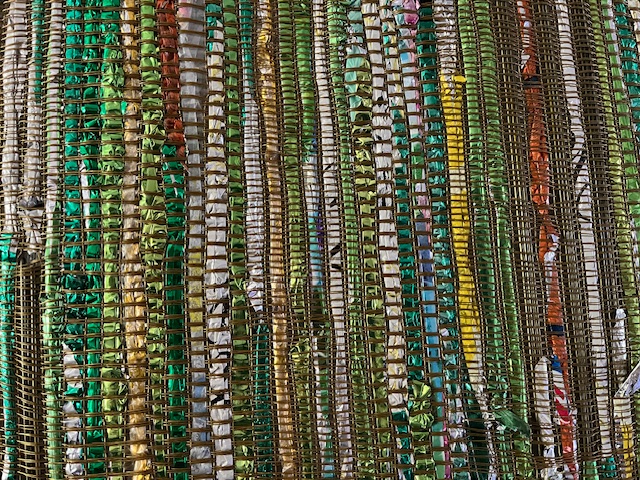 Detail-Emerald-Glimmer-Sheath-Core-Fiber-Mylar-Balloons-Recycled-Dry-Cleaning-Hangers-Suzanne-Tick-2025