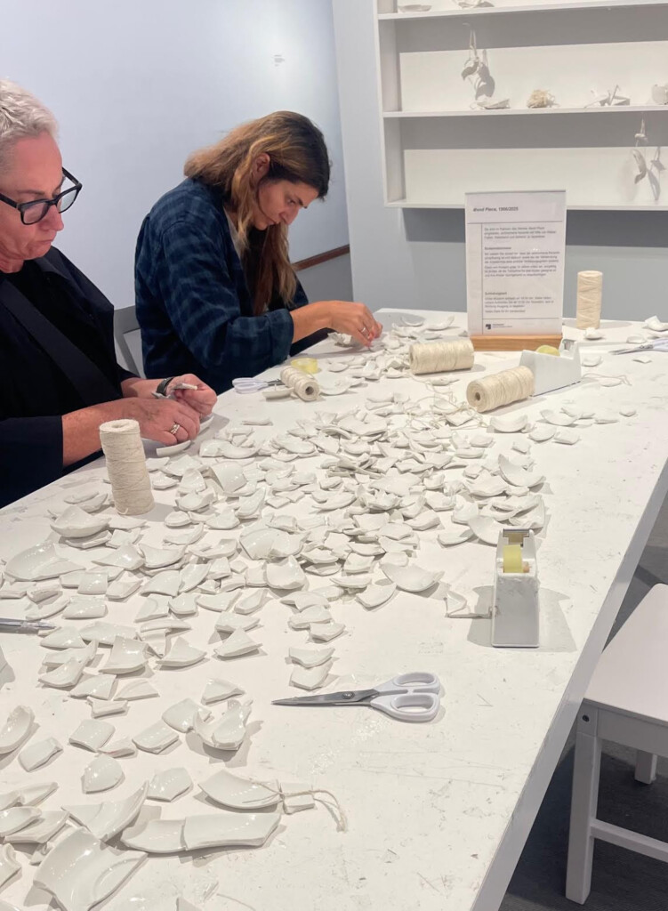 Mend Piece by Yoko Ono at the Neue Nationalgalerie in Berlin
