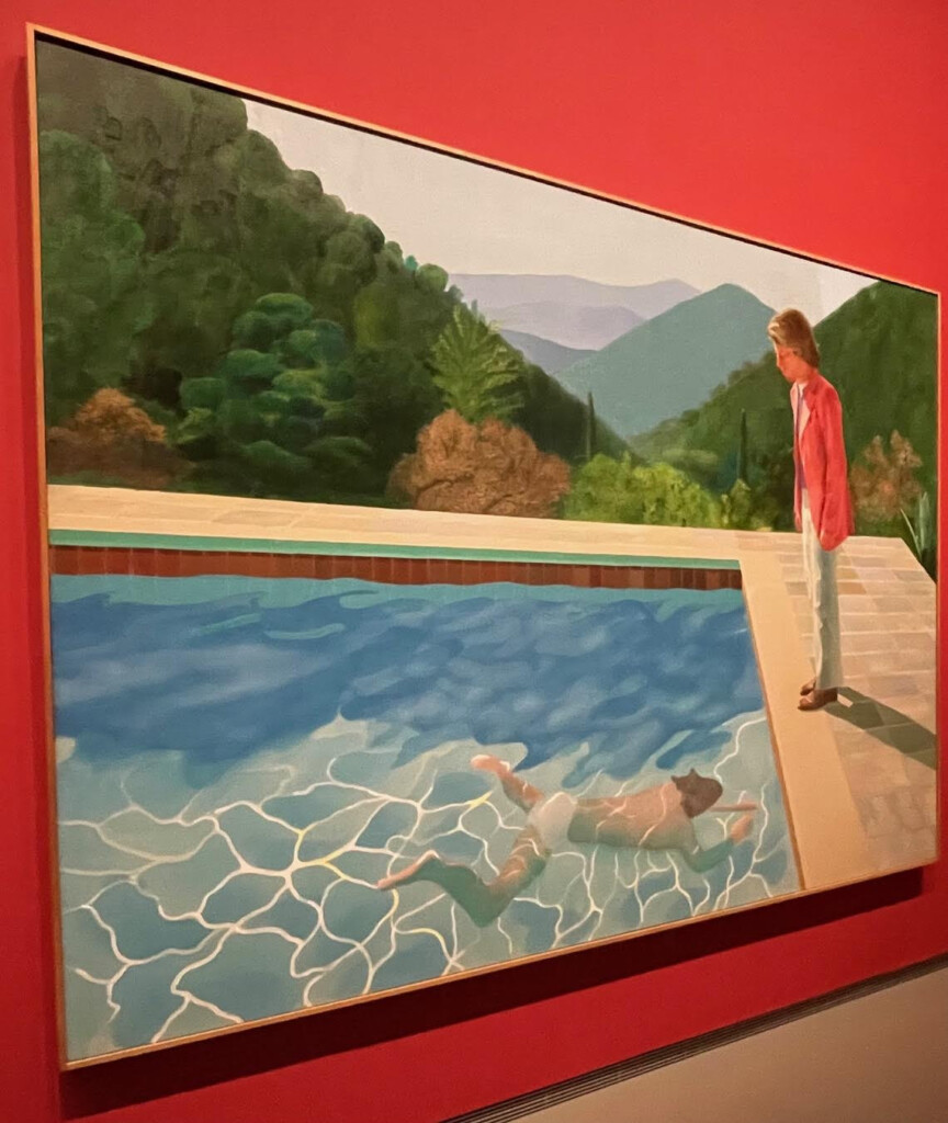 Portrait of an Artist (Pool with Two Figures) David Hockney Acrylic 1972