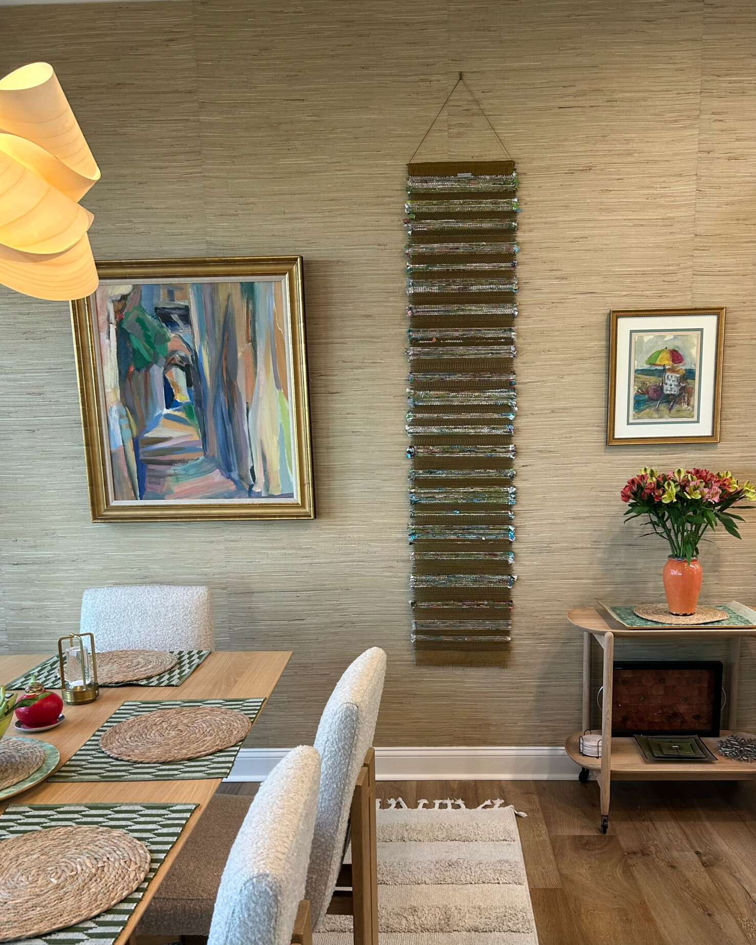 Suzanne-Tick-Island-Totem-Skidaway-recycled-wire-hangers-discarded-mylar-balloons-weaving-2025