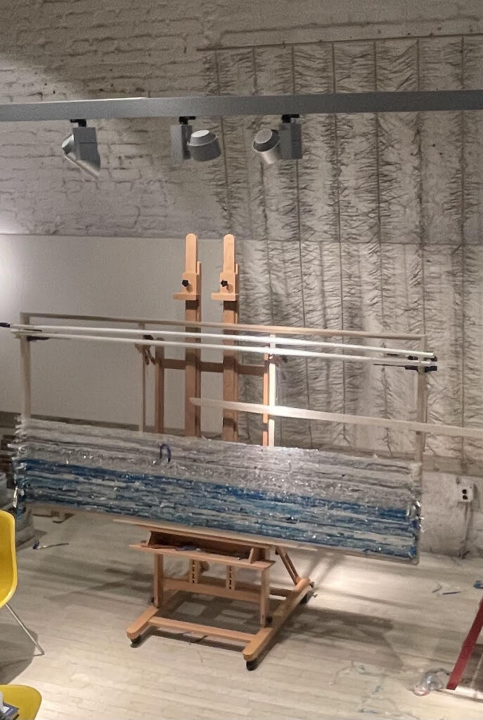 Suzanne Tick Abundant Reflections new weaving recycled mylar balloons 2026